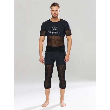 WOOLTRUCK Т-150  Комплект мужской средний цвет: Черный